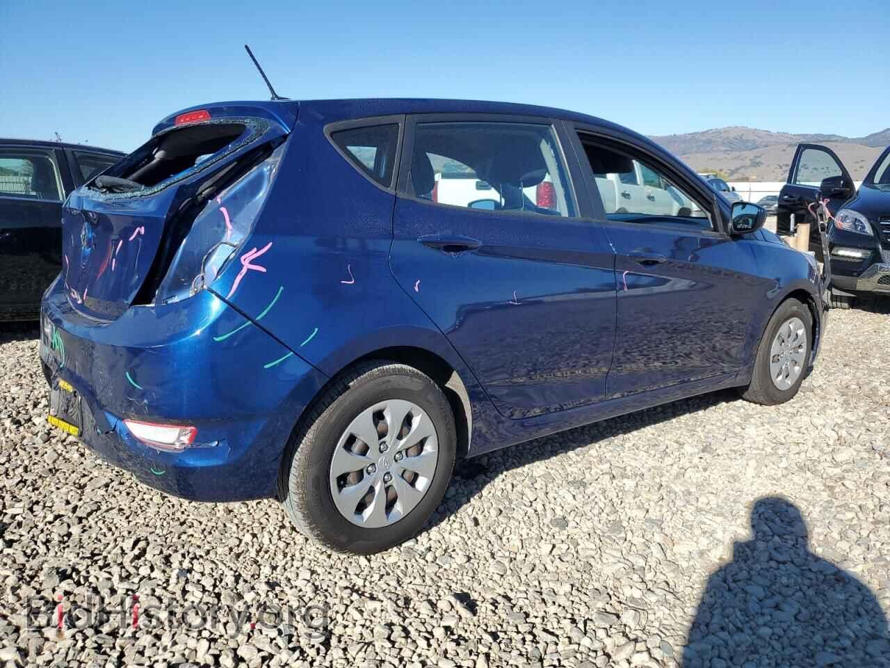 2017 HYUNDAI ACCENT - VIN: KMHCT5AE6HU311119 - Фото 3