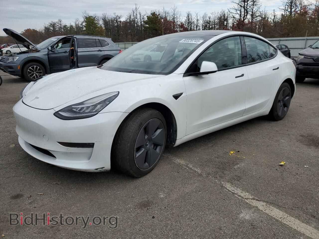 Фотография 5YJ3E1EB2NF258723 - TESLA MODEL 3 2022