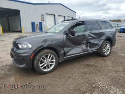 2021 Dodge DURANGO GT, gray — VIN 1C4RDJDG0MC578676, Copart