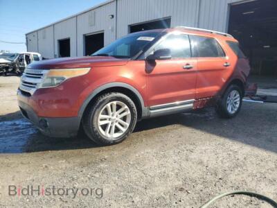 2014 Ford EXPLORER XLT, красный — VIN 1FM5K7D81EGC33176, Copart