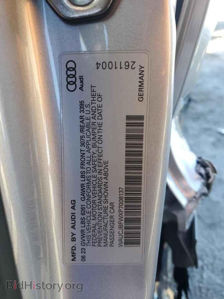 2023 AUDI E-TRON GT - VIN: WAUCJBFWXP7008137 - Фото 12