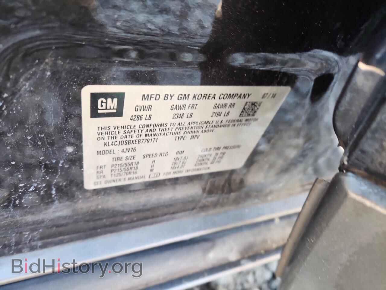 2014 BUICK ENCORE - VIN: KL4CJDSBXEB779171 - Photo 13