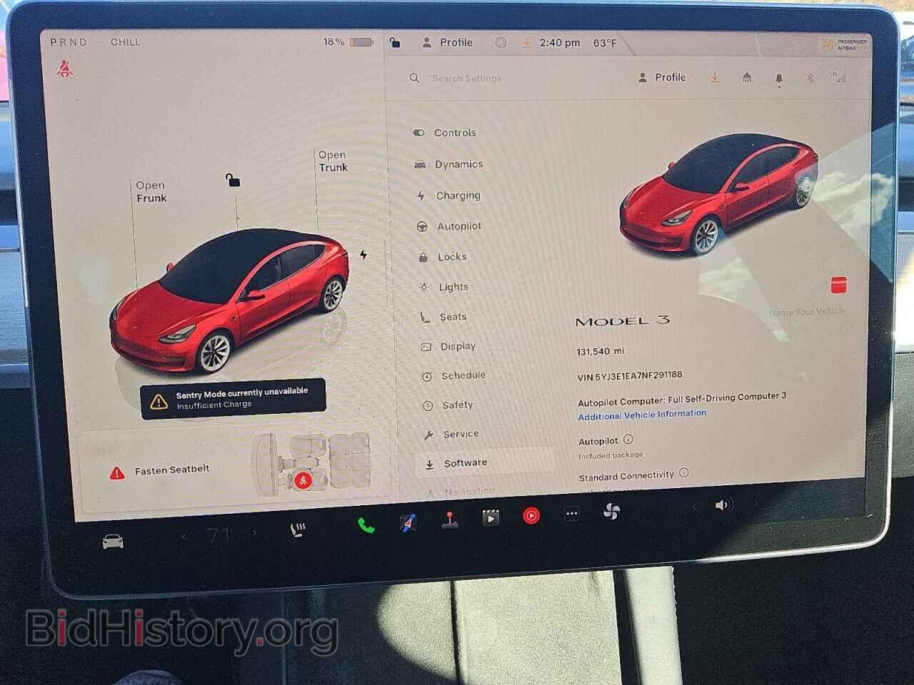 2022 TESLA MODEL 3 - VIN: 5YJ3E1EA7NF291188 - Photo 9