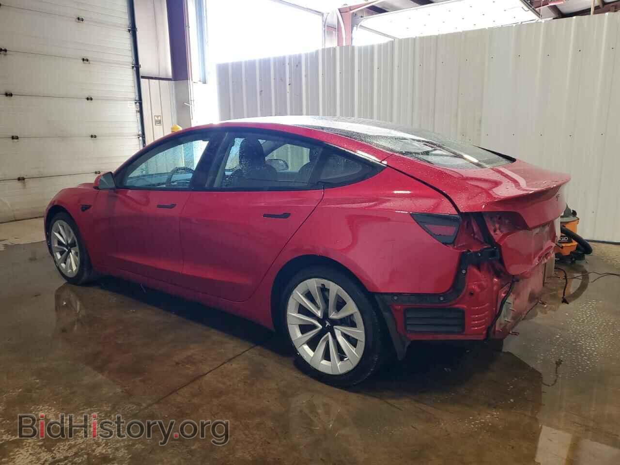 2022 TESLA MODEL 3 - VIN: 5YJ3E1EA0NF287001 - Фото 2