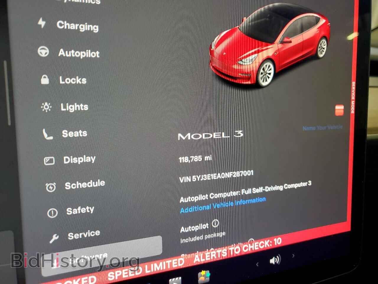 2022 TESLA MODEL 3 - VIN: 5YJ3E1EA0NF287001 - Фото 9