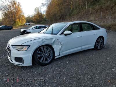 2019 Audi A6 PREMIUM PLUS, white — VIN WAUL2AF29KN098809, Copart
