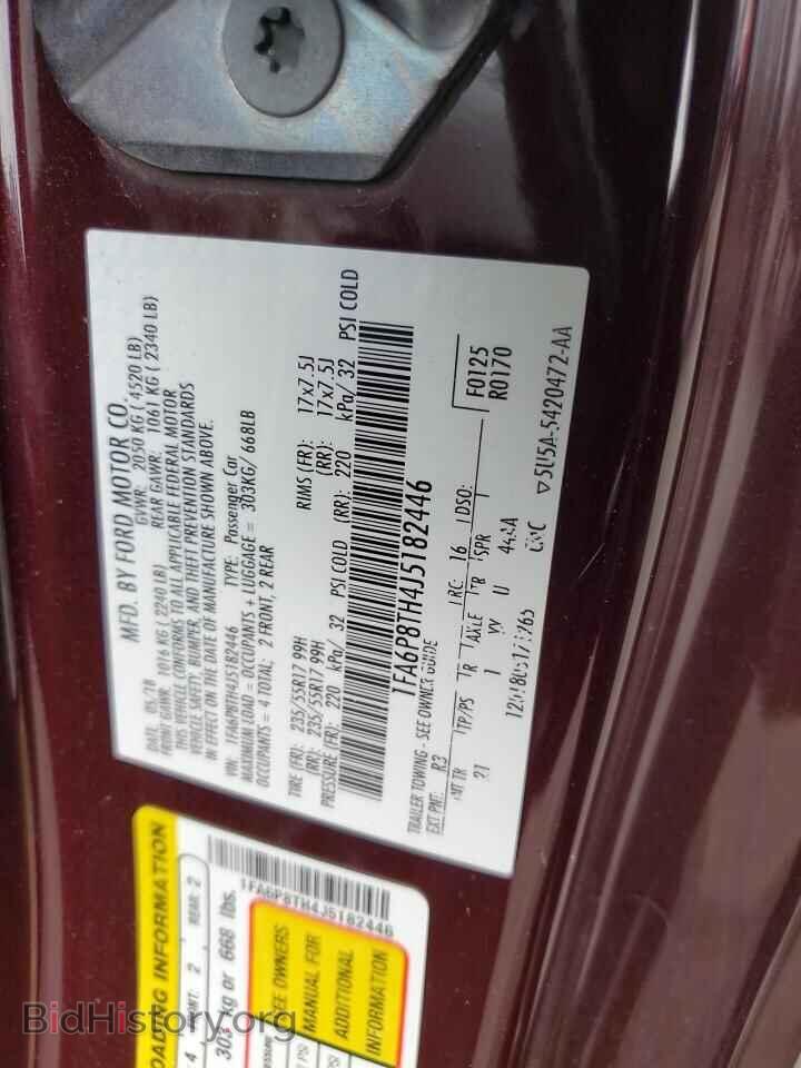 2018 FORD ALL Models - VIN: 1FA6P8TH4J5182446 - Фото 13