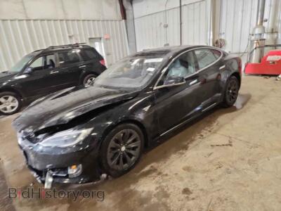 2016 Tesla MODEL S, черный — VIN 5YJSA1E29GF138525, Copart