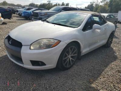 2011 Mitsubishi ECLIPSE Spyder GS, белый — VIN 4A37L5EF0BE002320, Copart