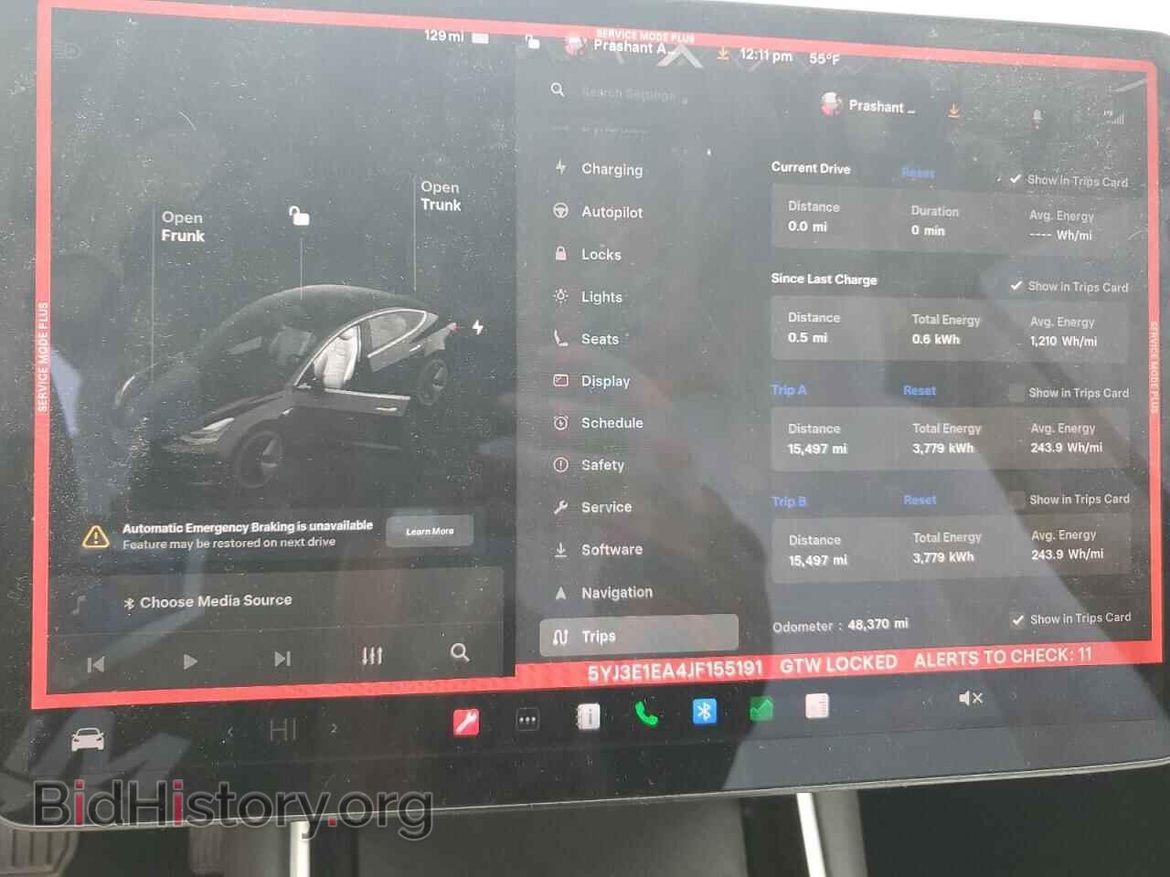 2018 TESLA MODEL 3 - VIN: 5YJ3E1EA4JF155191 - Photo 9