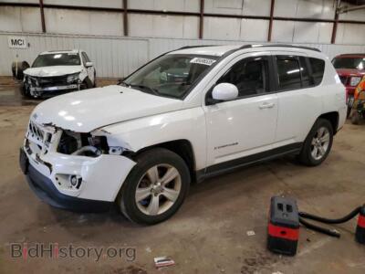 2014 Jeep COMPASS Sport, белый — VIN 1C4NJDAB1ED707828, Copart