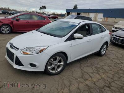 2014 Ford FOCUS SE, white — VIN 1FADP3F24EL299222, Copart