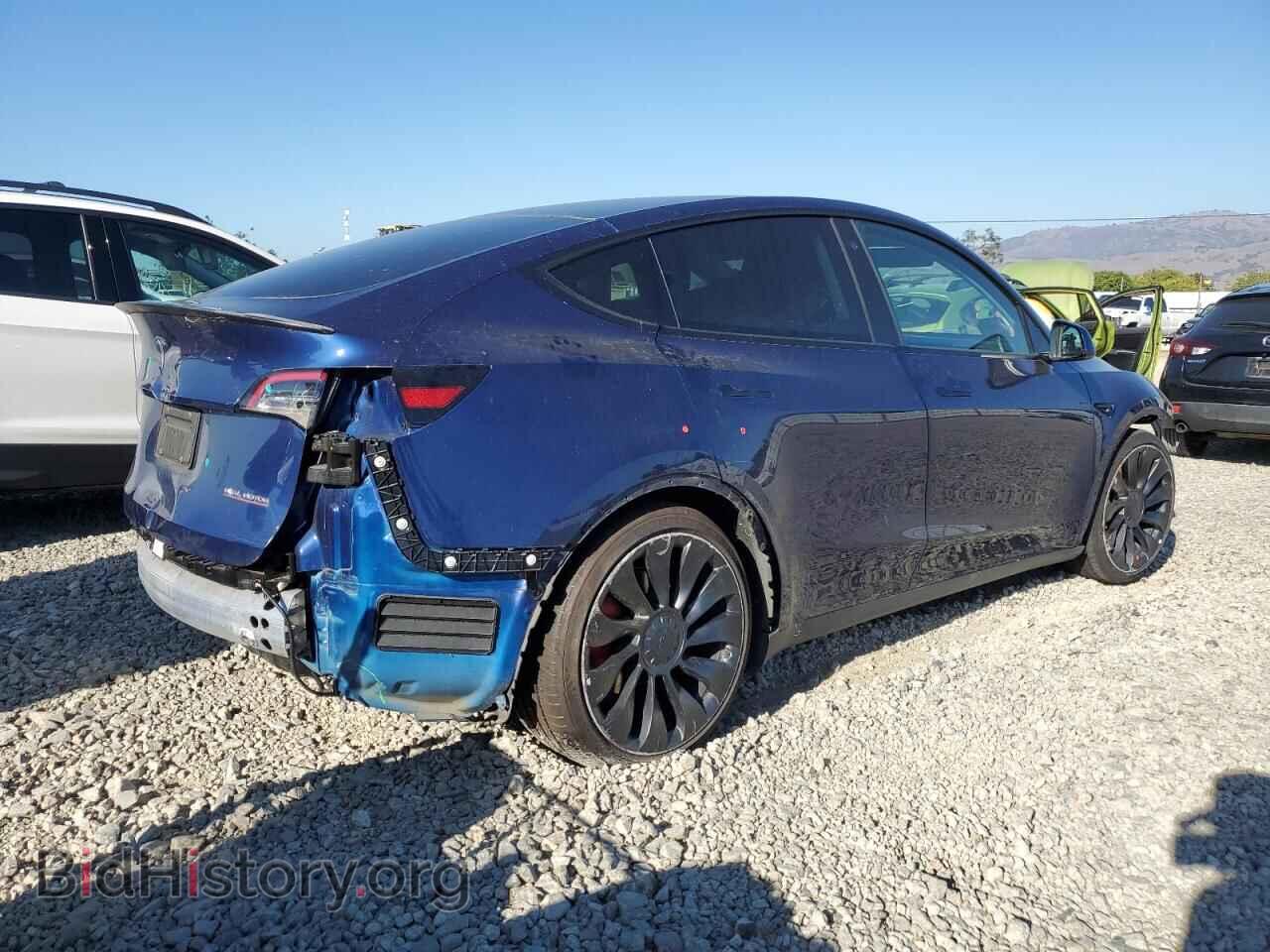 2022 TESLA MODEL Y - VIN: 7SAYGDEFXNF404308 - Фото 3