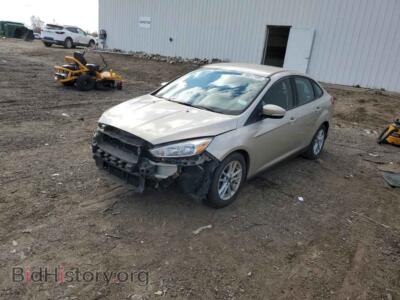 2017 Ford FOCUS SE, beige — VIN 1FADP3F25HL270106, Copart