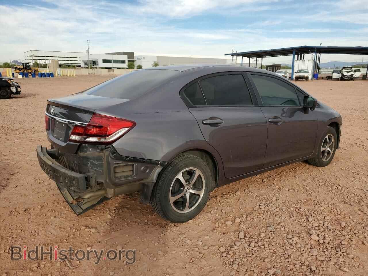 2015 HONDA CIVIC - VIN: 19XFB2F75FE100325 - Фото 3