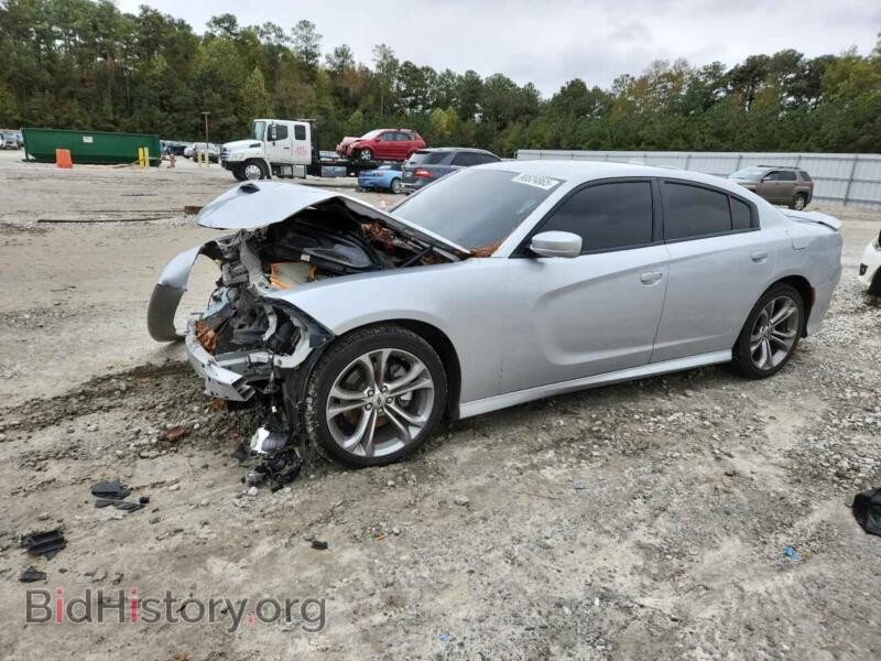2021 Dodge CHARGER R/T (VIN 2C3CDXCT6MH642390) — photo 1 of 12, Copart, damage: front end