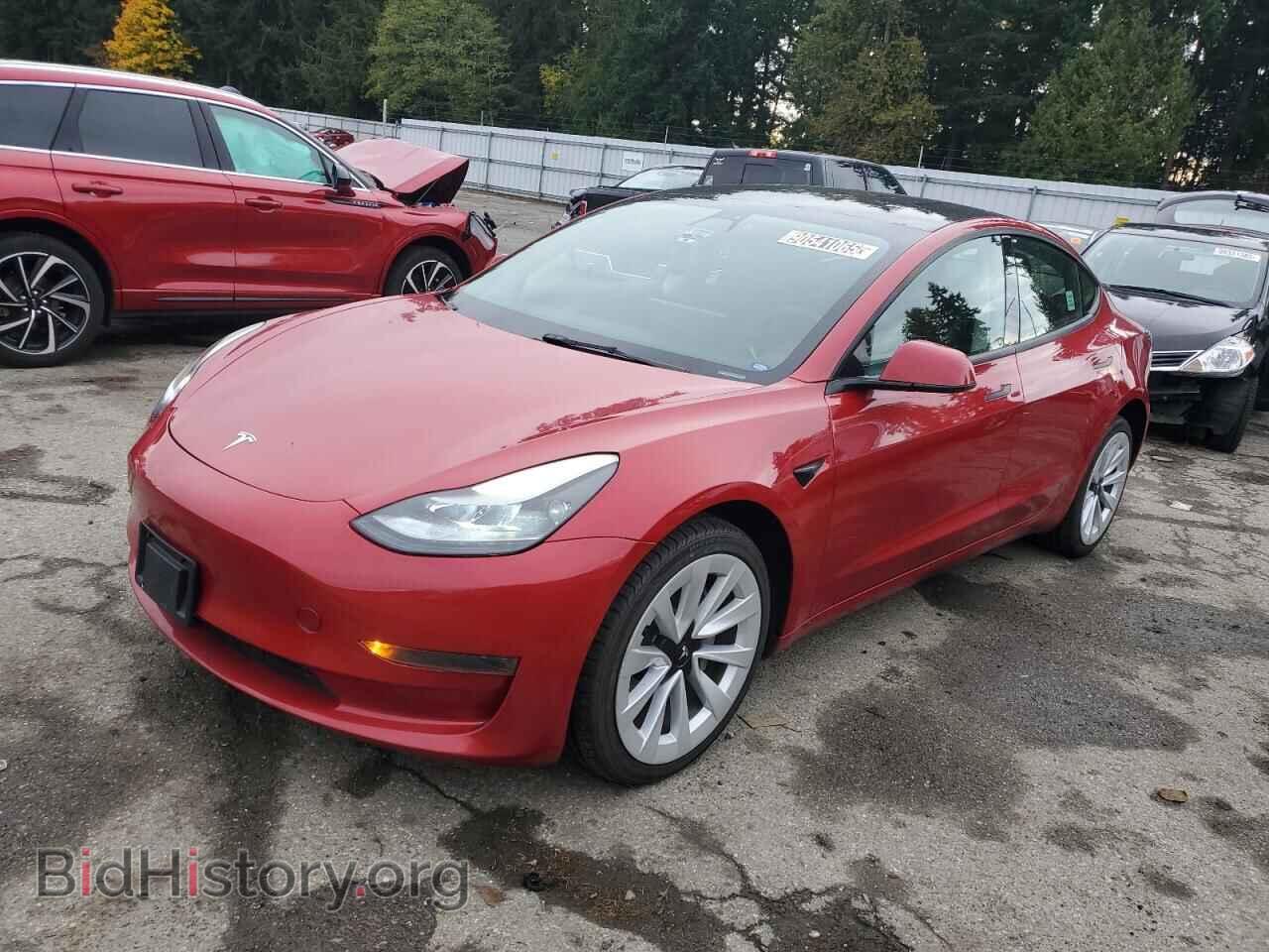 Photo 5YJ3E1EA0NF304010 - TESLA MODEL 3 2022