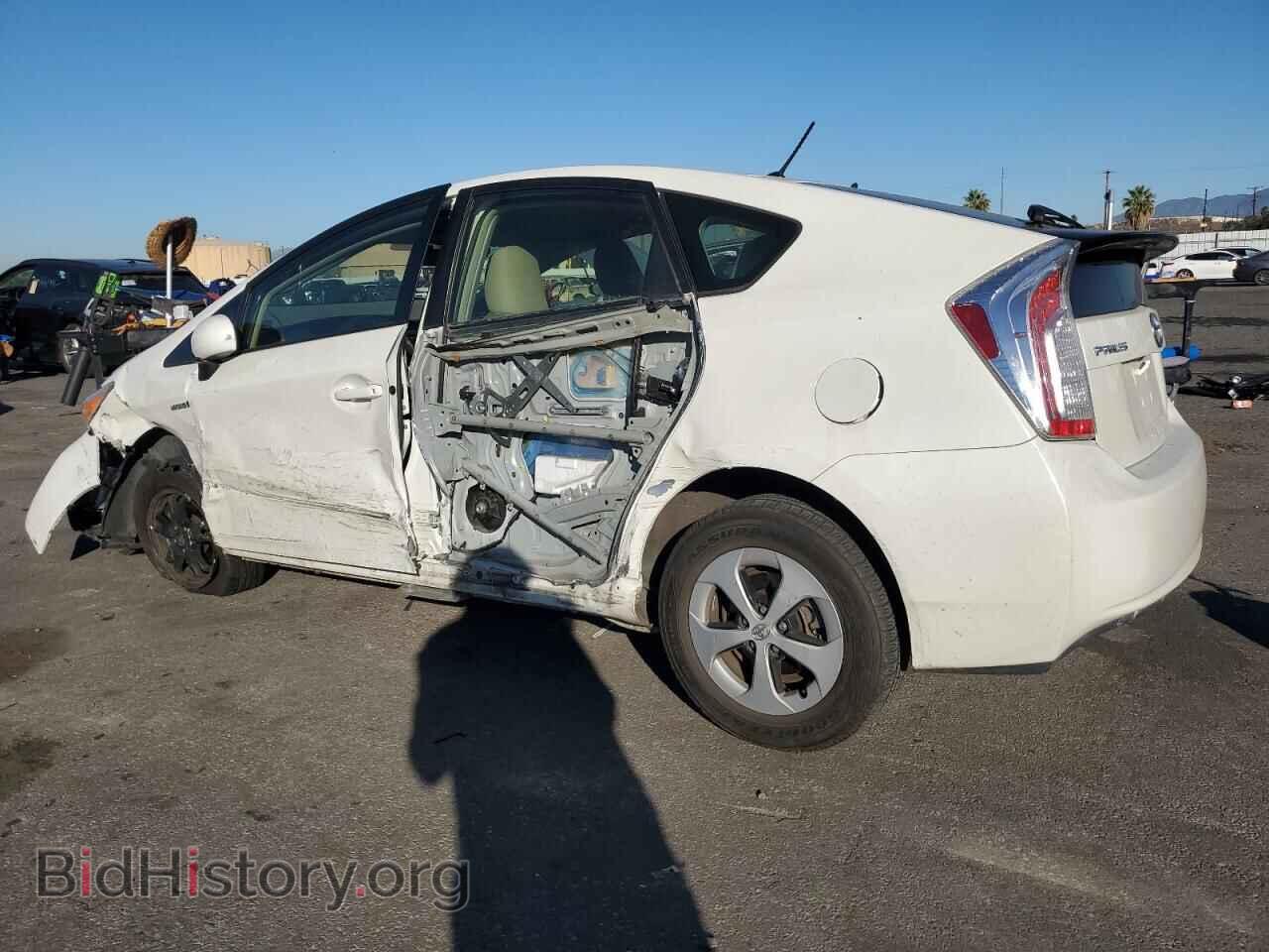 2012 TOYOTA PRIUS - VIN: JTDKN3DU0C5517749 - Фото 2