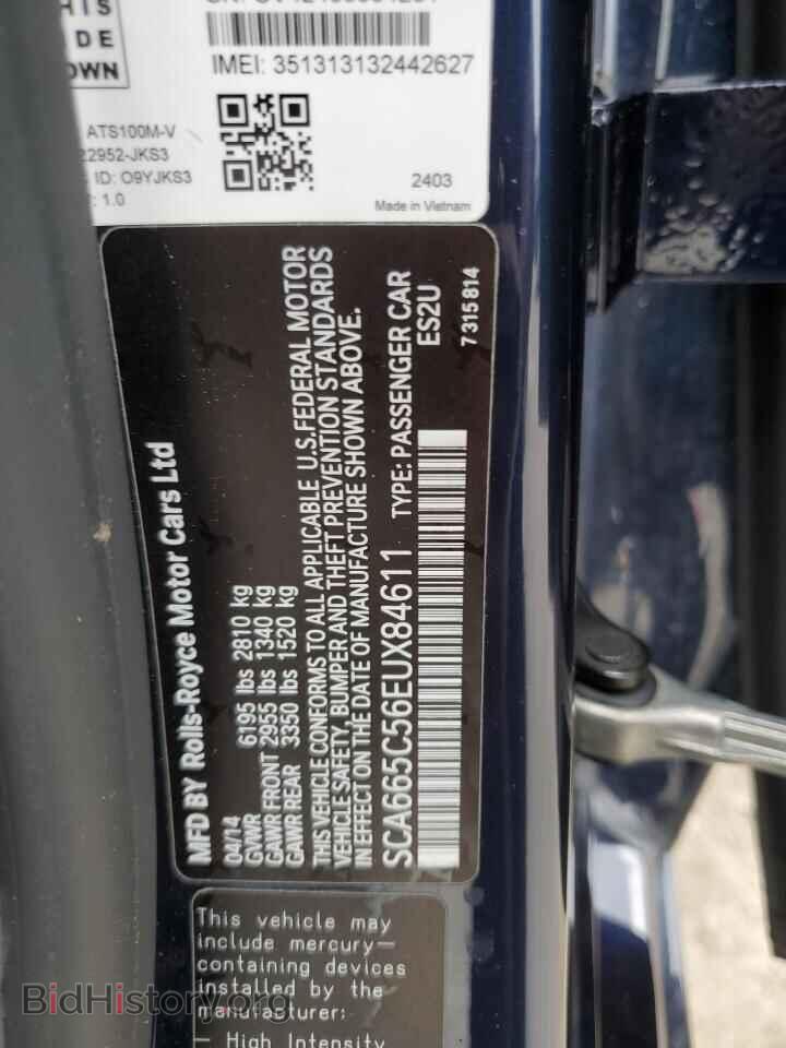2014 ROLLS-ROYCE ALL MODELS - VIN: SCA665C56EUX84611 - Photo 13