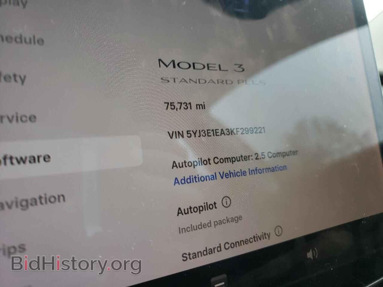 2019 TESLA MODEL 3 - VIN: 5YJ3E1EA3KF299221 - Photo 9