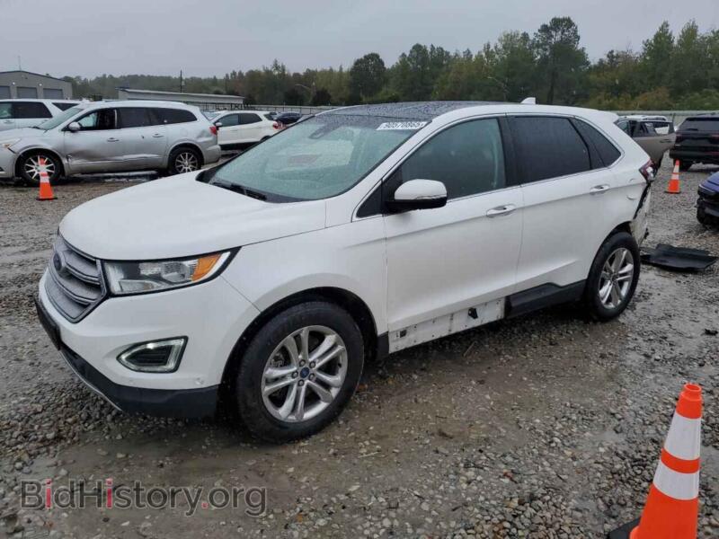2015 Ford EDGE Titanium (VIN 2FMPK4K92FBB25077) — photo 1 of 14, Copart, damage: rear end