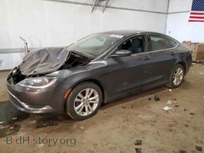 2015 Chrysler 200 Limited, черный — VIN 1C3CCCABXFN526772, Copart