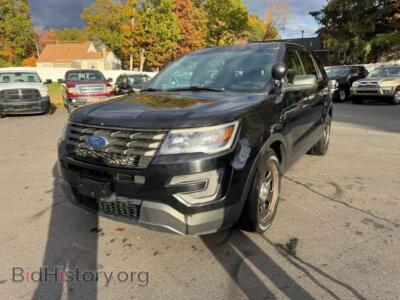 2018 Ford EXPLORER Police Interceptor, black — VIN 1FM5K8ARXJGB47636, Copart