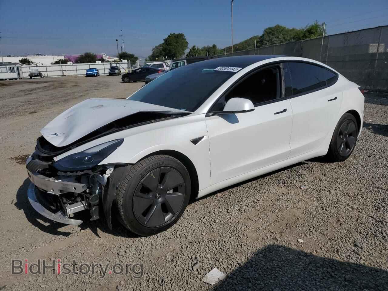 Photo 5YJ3E1EA5MF017695 - TESLA MODEL 3 2021