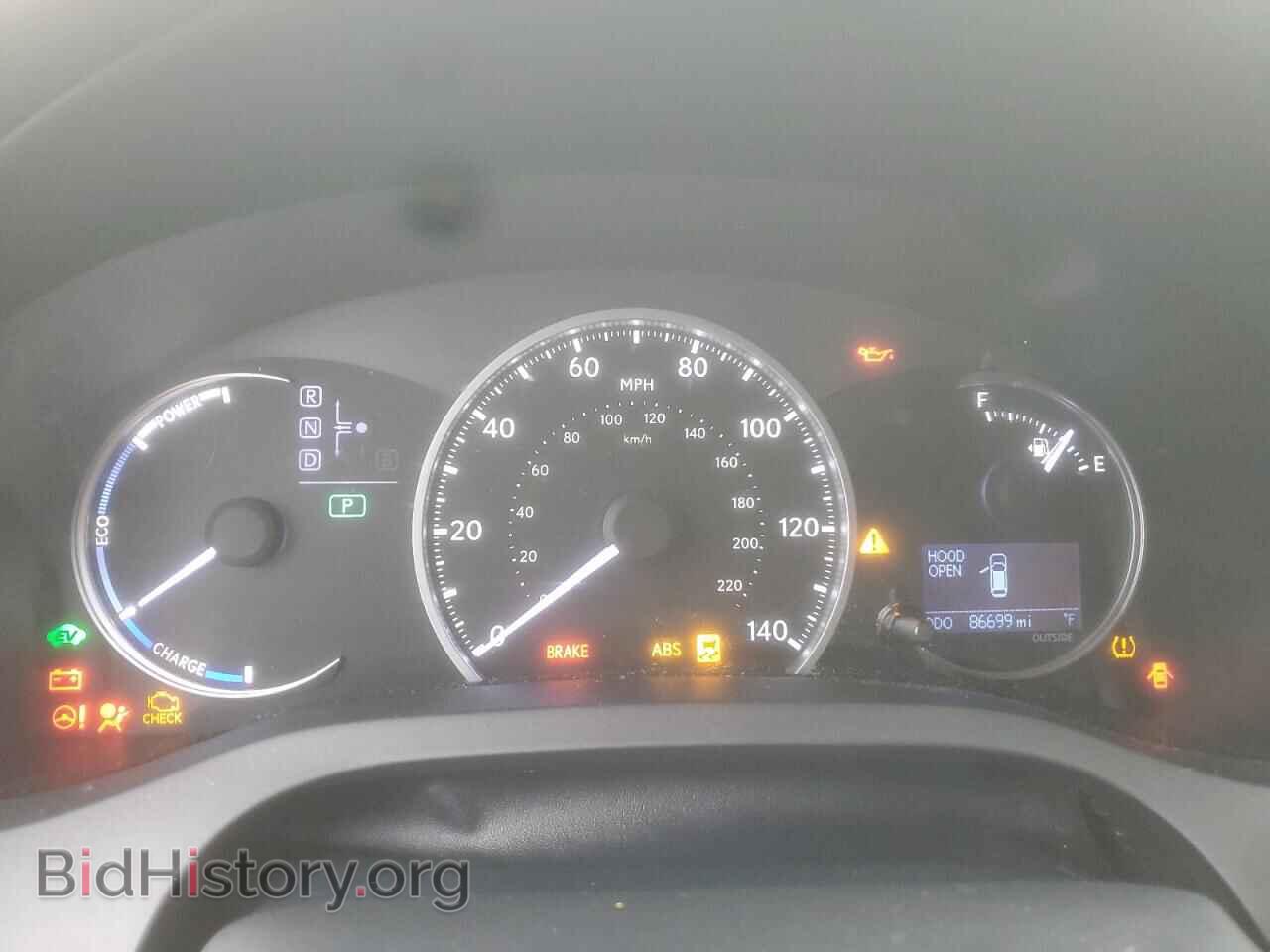 2012 LEXUS CT 200 - VIN: JTHKD5BHXC2106704 - Фото 9