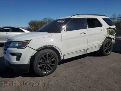 2018 Ford EXPLORER XLT, белый — VIN 1FM5K7DH8JGB79689, Copart