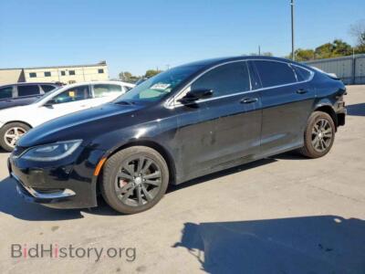 2016 Chrysler 200 Limited, black — VIN 1C3CCCAB7GN191925, Copart