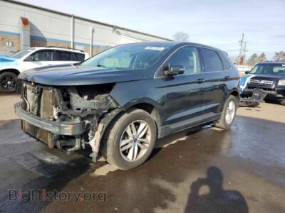 2015 Ford EDGE SEL, green — VIN 2FMTK4J93FBC36091, Copart