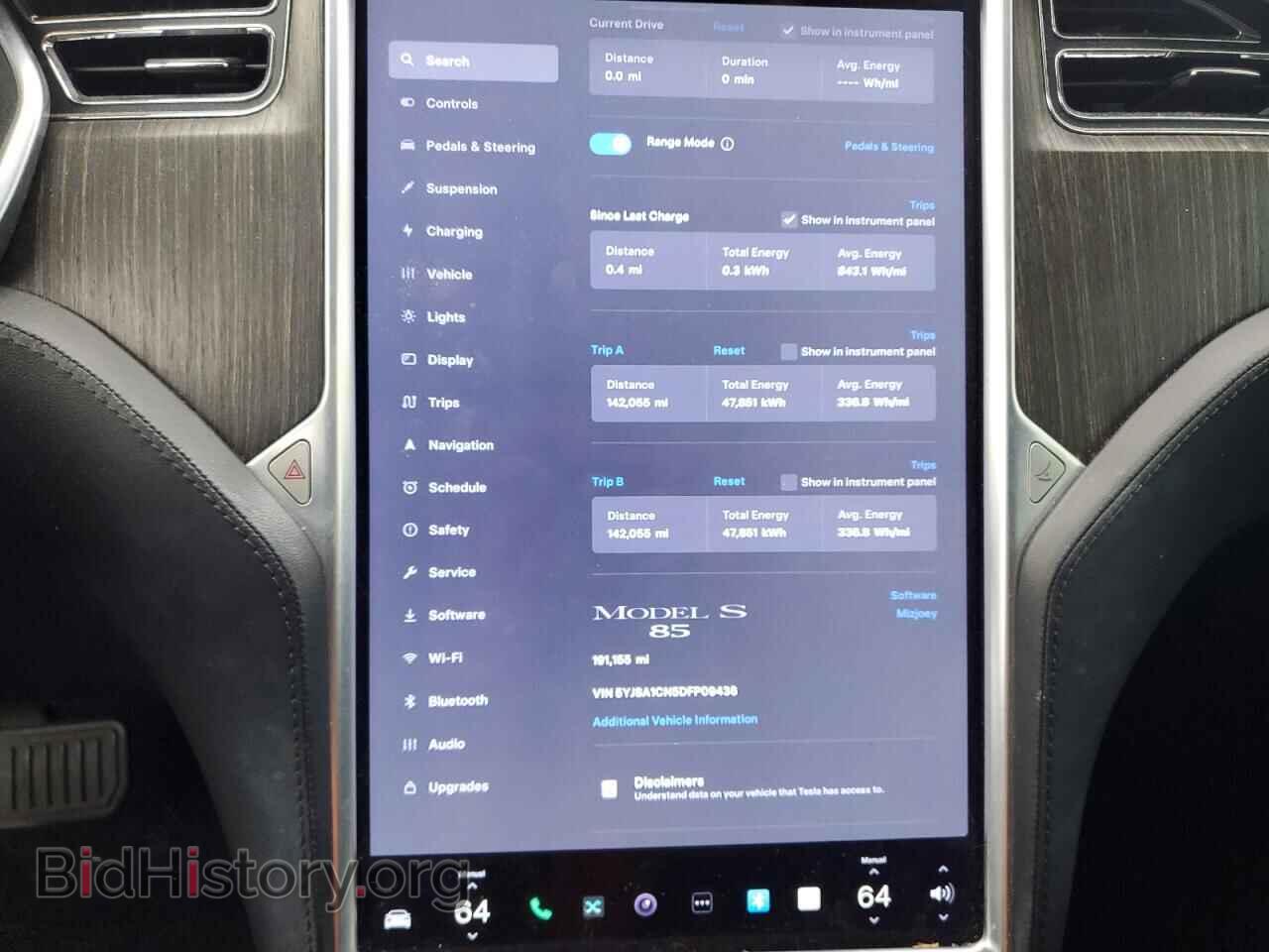 2013 TESLA MODEL S - VIN: 5YJSA1CN5DFP09436 - Photo 9