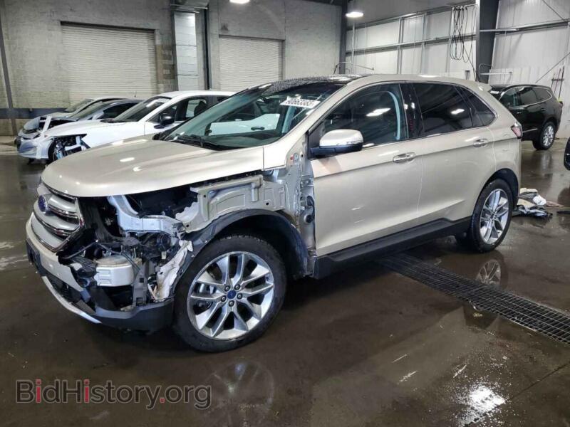 2018 Ford EDGE Titanium (VIN 2FMPK4K88JBB39713) — фото 1 из 16, Copart, повреждение: передняя часть
