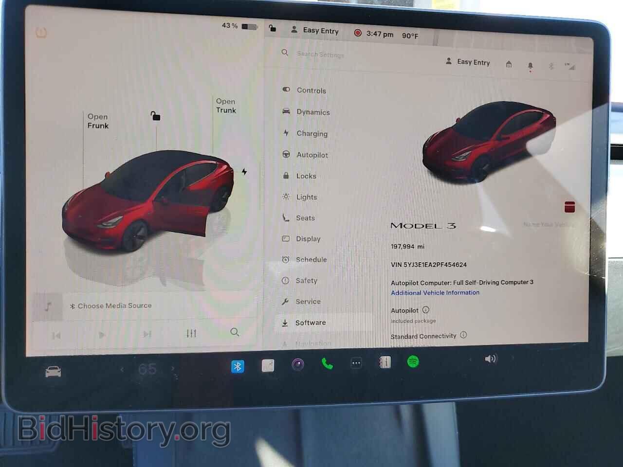 2023 TESLA MODEL 3 - VIN: 5YJ3E1EA2PF454624 - Фото 9