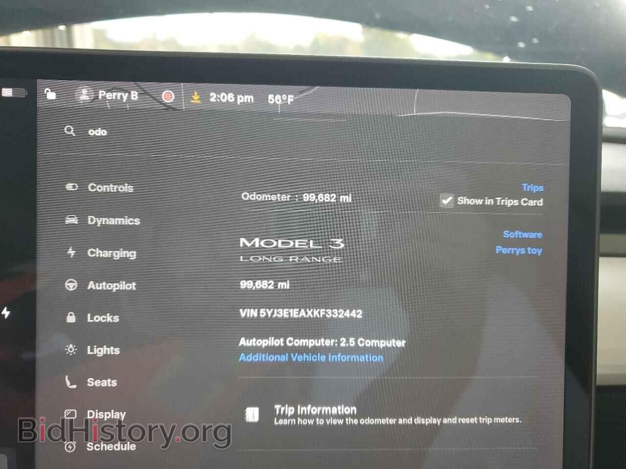 2019 TESLA MODEL 3 - VIN: 5YJ3E1EAXKF332442 - Photo 9