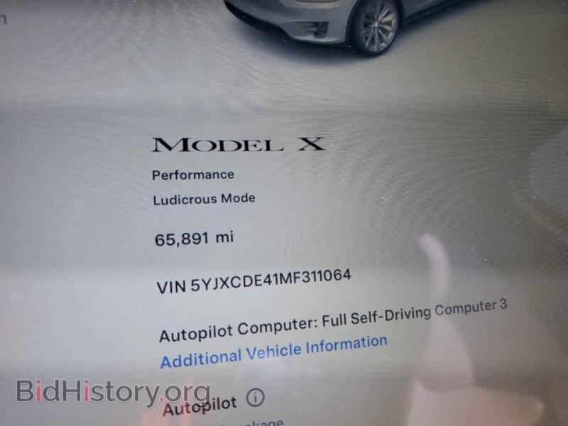 2021 Tesla MODEL X (VIN 5YJXCDE41MF311064) — фото 9 из 13
