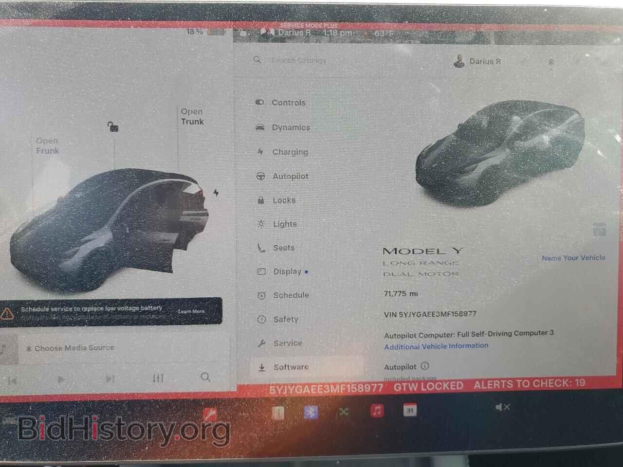 2021 TESLA MODEL Y - VIN: 5YJYGAEE3MF158977 - Фото 9