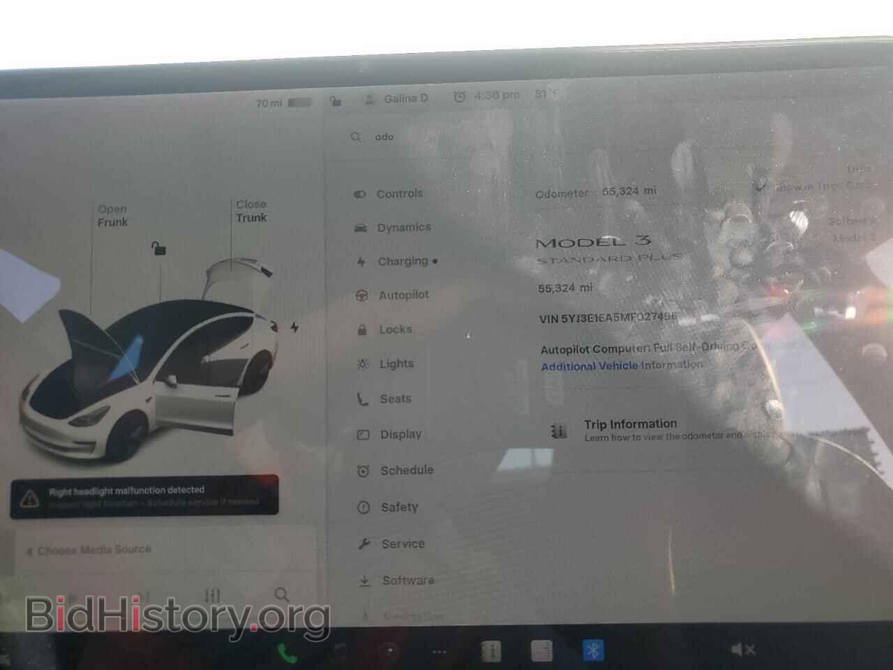 2021 TESLA MODEL 3 - VIN: 5YJ3E1EA5MF027496 - Photo 9
