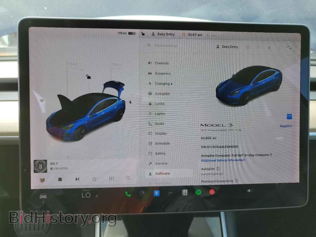 2020 TESLA MODEL 3 - VIN: 5YJ3E1EA4LF495556 - Photo 9