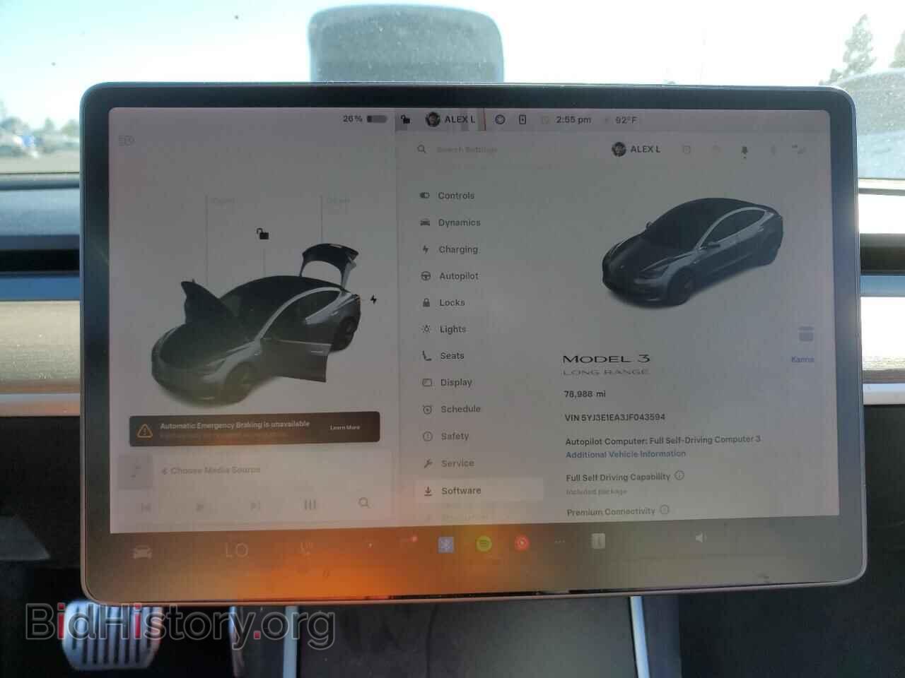 2018 TESLA MODEL 3 - VIN: 5YJ3E1EA3JF043594 - Photo 9