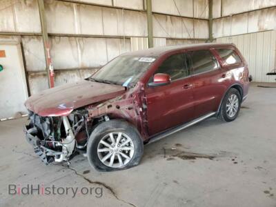 2018 Dodge DURANGO SXT, burgundy — VIN 1C4RDHAG2JC413978, Copart