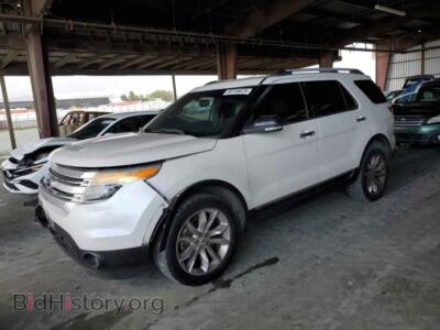2013 Ford EXPLORER XLT, white — VIN 1FM5K8D82DGC00272, Copart