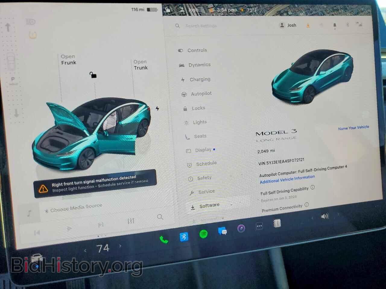 2025 TESLA MODEL 3 - VIN: 5YJ3E1EA4SF072121 - Фото 9