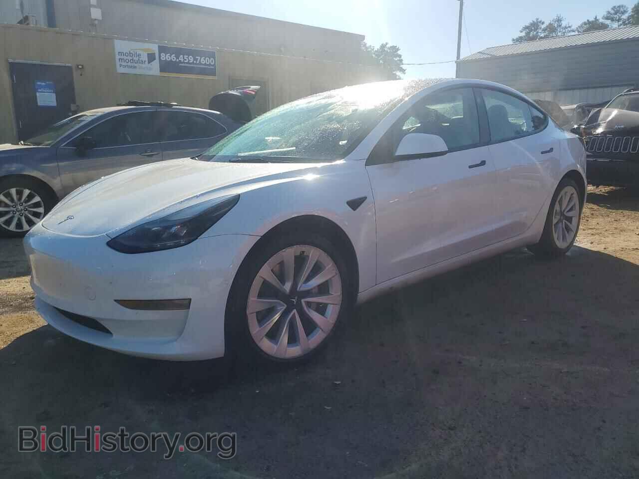 Photo 5YJ3E1EB4NF290945 - TESLA MODEL 3 2022