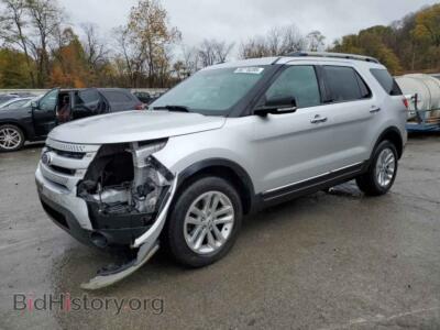 2015 Ford EXPLORER XLT, silver — VIN 1FM5K8D87FGB72150, Copart