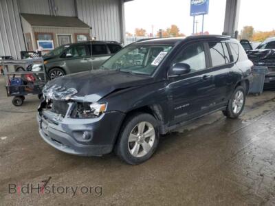 2014 Jeep COMPASS Latitude, черный — VIN 1C4NJCEB5ED564368, Copart