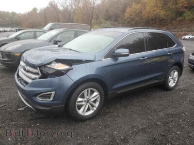 2018 Ford EDGE, blue — VIN 2FMPK4J90JBB35259, Copart