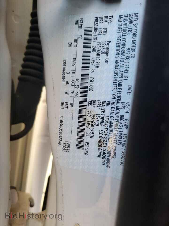 2014 FORD FOCUS - VIN: 1FADP3E22EL340819 - Photo 12
