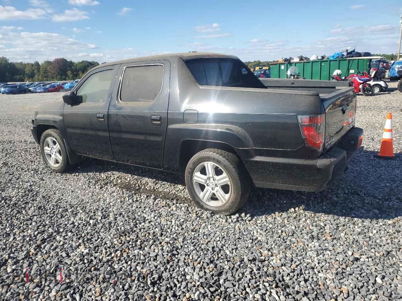 2012 HONDA RIDGELINE - VIN: 5FPYK1F50CB455191 - Фото 2